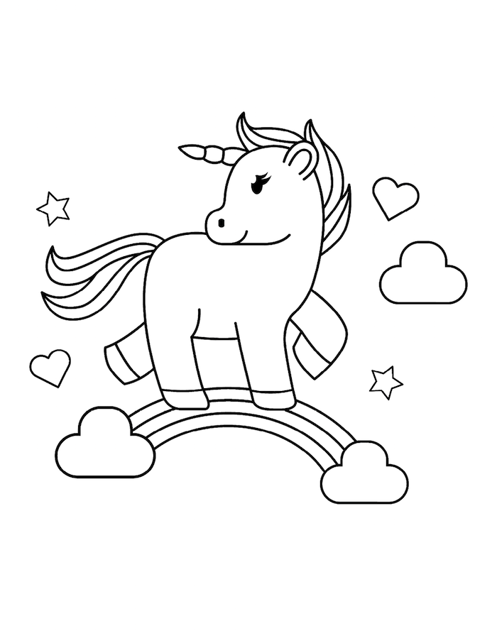 Unicorn And Rainbow